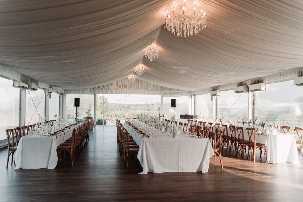 winter wedding venue reception in Hunter Valley Sydney