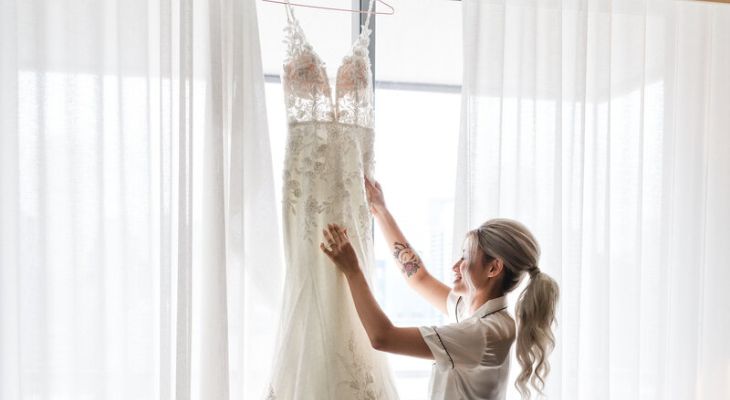 Wedding Dress and Suit